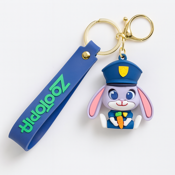 Брелок Judy Hopps «Zootopia» (Джуді Гопс, "Зоотрополіс" Дісней) синій
