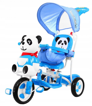 Триколісний велосипед для дітей SporTrike Панда Синій (5903864909623)