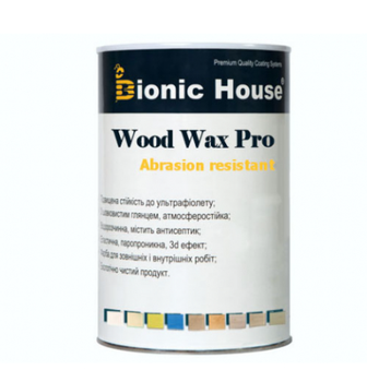 Краска для дерева WOOD WAX PRO Белая База Bionic-House 10 л Лаванда