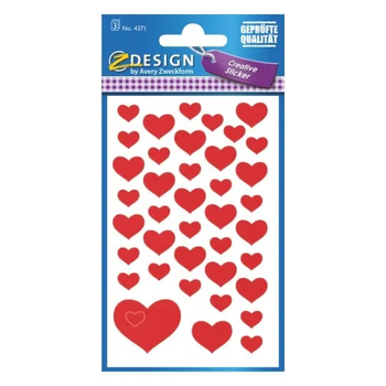 Наліпки Zdesign Hearts (4004182043714)