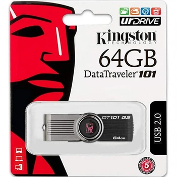 Флеш-накопичувач USB 3.0 64GB Kingstor DT101 (MER-14627_277)