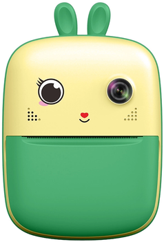 Aparat cyfrowy dla dzieci Hurtel Mini Thermal Printer for Kids with Camera and Camcorder Green (5907769364440)
