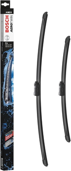 Щітка склоочисника Bosch Aerotwin Flat Blade Wiper Blade Set A863S 2 шт (3276425747074)
