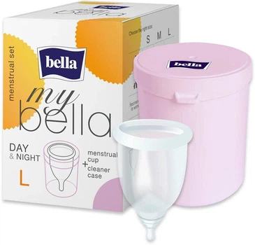 Менструальная чаша my Bella и контейнер для хранения и чистки Large 1 шт