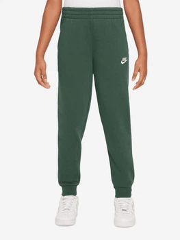 Підліткові теплі спортивні штани-джогери на флісі для хлопчика Nike K Nsw Club Flc Jggr Lbr 147-158 см Fir/White (198482297220)