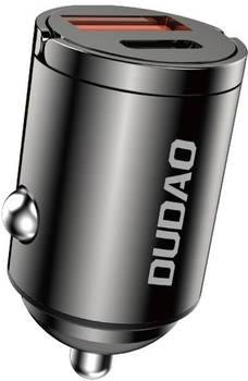 Автомобільний зарядний пристрій Dudao R3MAX 48W QC PD Black (6973687248710)
