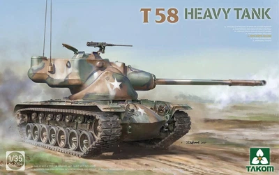 Збірна модель 1/35 Важкий американський танк Т58 Takom 2204