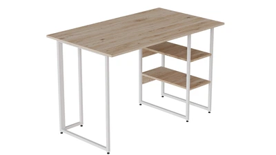 Комп'ютерний стіл Ferrum-decor Кевін 75x120x60 білий ДСП Дуб Сан-Марино 32мм (FRD-101257)
