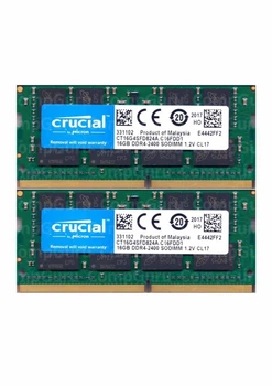 Оперативна пам'ять для ноутбука Crucial DDR4 32GB (2x16GB) 2400MHz