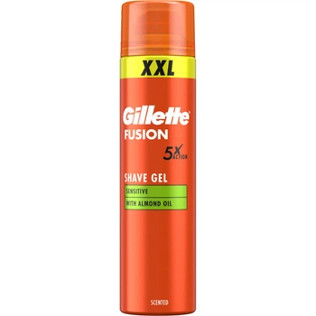Гель для гоління Gillette FUSION Sensetive 240 мл (8700216026888)
