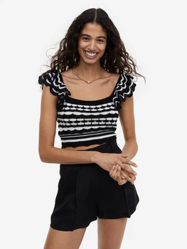 Топ жіночий H&M 1149877002c30 XL Різнокольоровий (KC1000000052054)