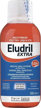 Płyn do płukania jamy ustnej Elgydium Eludril Extra antybakteryjny 300 ml (3577056028229)