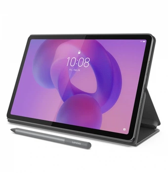 Планшет 11" Lenovo Idea Tab 5g, Luna Grey, 2560x1600 (ips, 90 Гц), MediaTek Dimensity 6300 (8 ядер), Mali-G57 mc2, 8Gb, 128Gb, microSD, 8Mp + 5Mp, 4x1 Вт, WiFi 5, Bluetooth 5.2, 1xType-C, 7040 mAh, Android 15, Lenovo Tab Pen, чехол (zafm0065ua)