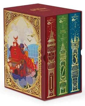 Набір книг Harry Potter 1-3 Box Set (MinaLima Edition) - Джоан Ролінґ, Коробка, 1248стр, Bloomsbury