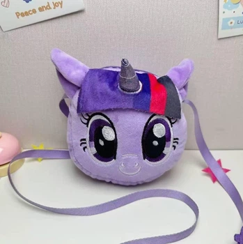 Мягкая плюшевая Сумочка Zumy Сумерная Искорка My little Pony Детская сумка Фиолетовая подарок на день рождения