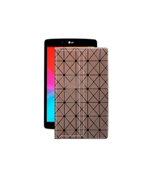 Чохол з екошкіри для планшету LG G Pad 8.0 (v490) Коричневий ромб