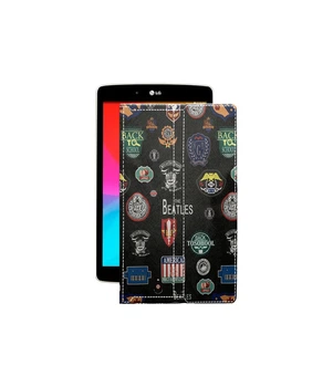 Чохол з екошкіри для планшету LG G Pad 8.0 (v490) Бітлз