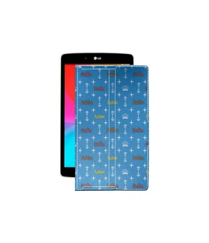 Чохол з екошкіри для планшету LG G Pad 8.0 (v490) Фешн блакитний