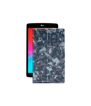 Чохол з екошкіри для планшету LG G Pad 8.0 (v490) Хаки-синій