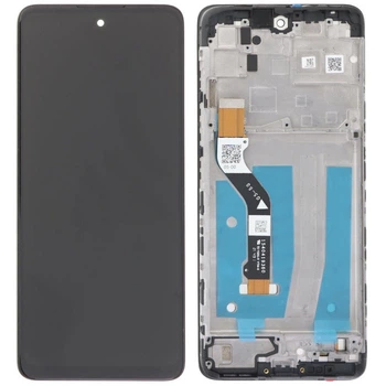 Дисплей Motorola XT2133-2 Moto G60s черный, PRC, с рамкой