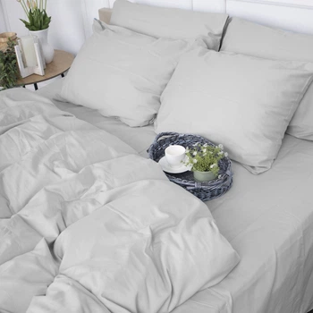 Простынь на резинке MirSon Satin Premium 0251 Skyline 80 х 200 см (2200001087408)