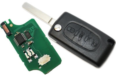 Выкидной ключ для Peugeot 307,308,407,607 chip ID46 433Mhz