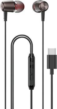 Навушники Dudao X1PROT In-Ear USB-C Black (6973687247362)