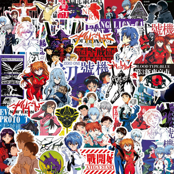 Стикерпак Евангелион Набор наклеек GeekLand Evangelion 75 штук