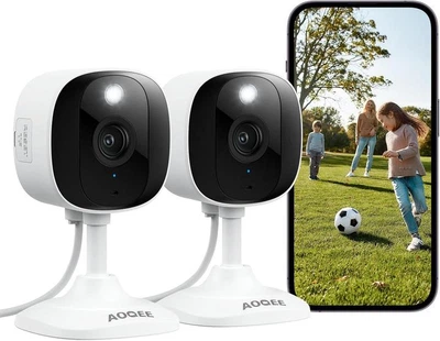 Комплект из 2 IP‑камер AOQEE C1 Wi‑Fi 3 Мп 1/3" Беспроводные Уличные