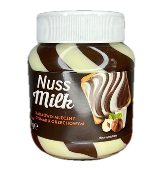 Шоколадно горіхова паста NussMilk какао-молоко 400 г