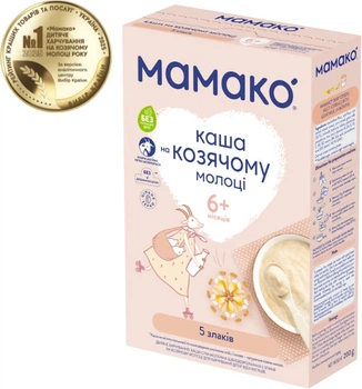 Молочна каша MAMAKO 5 злаків на козячому молоці 200 г (8437022039459)