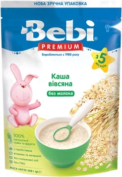 Каша безмолочна Bebi Вівсяна з 5 місяців 200 г (8606019654375)