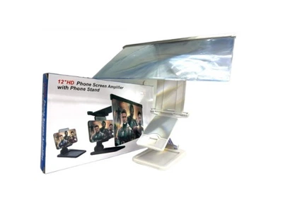 3D Увеличитель экрана телефона F12 12" с подставкой | Screen Magnifier ART-5071 для смартфонов