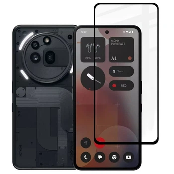 Защитное стекло Fiji Premium для Nothing Phone (3a) Pro / (A059P) полная проклейка Anti-Static черный