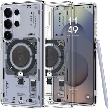 Панель Spigen Ultra Hybrid Mag для Samsung Galaxy S25 Ultra Transparent (8809971237901)