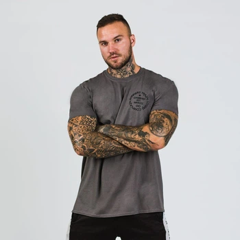 Спортивная мужская футболка GymBeam Men‘s Winners Train T-shirt Charcoal XXL