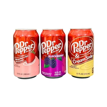 Напій сильногазований Dr.Pepper MIX 355 мл USA (набір 3 штуки)