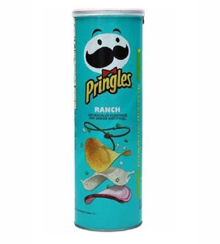 Чипсы Pringles Ranch сливочно-пряный вкус с зеленью 158 г