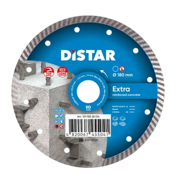 Круг алмазный отрезной Distar Extra Turbo 180 x 22.23 Турбо диск бетон 10115028014