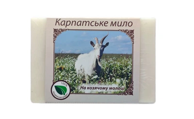 Мило ручної роботи "На козячому молоці" 80 г. "Карпатське Мило"