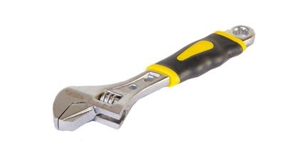 Ключ разводной MASTERTOOL 150 мм 0-24 мм переставляемая губка CrV рукоятка с двухкомпонентной накладкой 76-0421