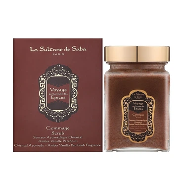 Скраб для тела с абрикосовыми косточками аюрведик La Sultane De Saba Ayurvedic Commage Scrub 300мл
