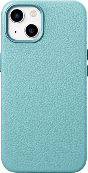 Etui iCarer Litchi Premium Leather Magsafe Back Case do Apple iPhone 14 Green (WMI14220709-GN)