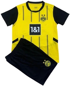 Футбольна форма дитяча Боруссія Дортмунд (Borussia Dortmund) 2024-2025 домашня жовто-чорна 125-135 см F0014