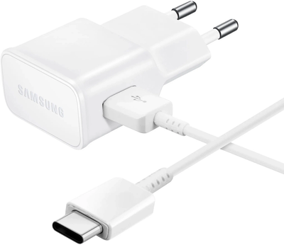 Ładowarka sieciowa Samsung EP-TA200EWE USB-A 15 W + kabel EP-DR140AWE White (8596311080760)