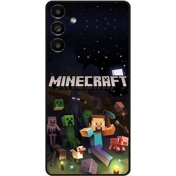 Силиконовый чехол бампер Candy для Samsung A15 игра Майнкрафт Minecraft