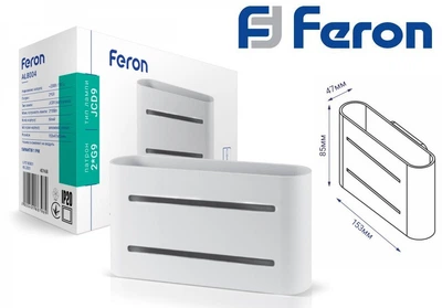Настінний накладний світильник Feron AL8004 G-9*2 білий 153х47х85 мм
