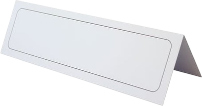 Zestaw tabliczek stołowych Durable 6.1 x 21 cm 100 szt (ZES4005546903620)