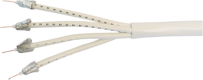 Коаксіальний кабель TechniSat COAXSAT 115-4x3.6 100 м (0003/3014)
