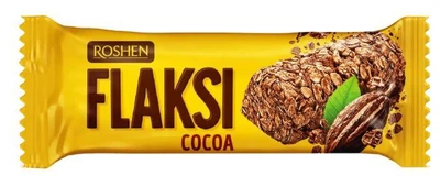 Цукерки Roshen Flaksi Cocoa з пластівцями та какао 250 грамів